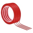 thumbnail image 1 of Unique Bargains Ruban pour Tableau Blanc 1/8 Pieds Mince Effaçable à Sec, Rouge, Lot de 4, 1 of 6