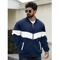 thumbnail image 6 of Fexilor Men's Bomber Jacket Casual Zipper Coat with Pockets Winter Windproof Jacket, 6 of 7