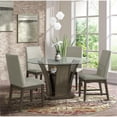 thumbnail image 2 of Picket House Furnishings Simms Round Dining Table in Grey, 2 of 9