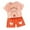 Beige, variant on Toddler Two-piece Set Boys Girls Cute Cartoon Print Outfits Baby Clothes Kids Fashion Short Sleeve Casual Suit Hot Pink
