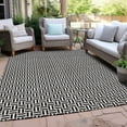 thumbnail image 6 of Addison Rugs Chantille Indoor/Outdoor Transitional Geometric Black Washable Rectangle Rug, 10' x 14', 6 of 6