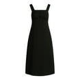 thumbnail image 5 of Scoop Women’s and Women’s Plus Foldover Square Neck Midi Dress, Sizes XS-4X, 5 of 5