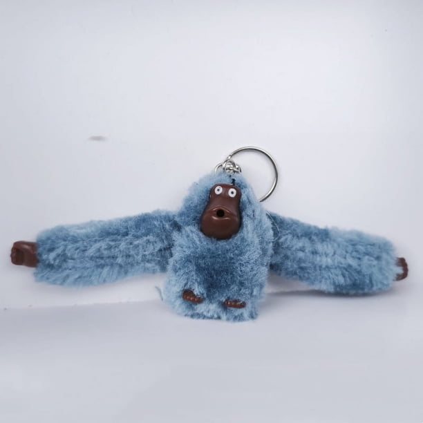 Colgante de bolso de mono de peluche, bolso de mensajero, mochila, llavero, muñeco colgante, llavero