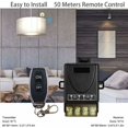 thumbnail image 3 of KZQ 433Mhz Wireless High Power Remote Control Switch, AC 220V/240V/110V 30A RF Remote Control for Light, Water Pump, Household Appliances, Agriculture, 3 of 3