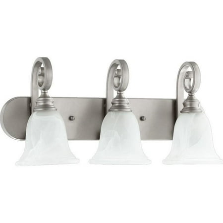 

Quorum Bryant 3 Light Vanity in Classic Nickel