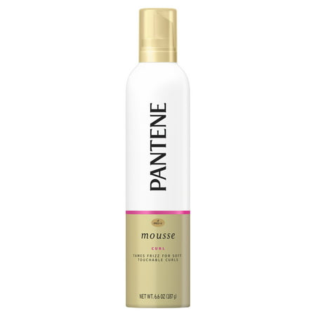 Pantene Pro-V Curl Mousse to Tame Frizz for Soft, Touchable Curls, 6.6 (Best Curling Mousse For Wavy Hair)
