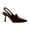 Dark Red, variant on XYD Women Pointed Toe Slingback Pumps Stiletto Heels Buckled Back Strap Events Dinners Dress Shoes Size 10 Black