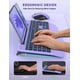 thumbnail image 3 of Combo inalámbrico de teclado y ratón SABLUTE, recargable, color morado, 3 of 8