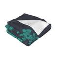 thumbnail image 3 of XMXT Throw Blanket, Star Skull Rose Pattern Machine Washable Blankets for Sofa, 60 x 50 inches Gray, 3 of 9