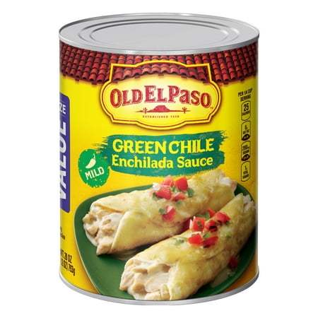 Old El Paso Mild Green Chile Enchilada Sauce, 28 (Best Red Enchilada Sauce Recipe)