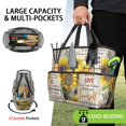 thumbnail image 2 of SunFlowers Garden Tools Bag, Water-proof Oxford Garden Tote Home Organizer Gardening Tool Bag Kit Holder with 8 Pockets for Indoor and Outdoor Gardening(Tools Not Included), 2 of 6