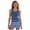 Blue, variant on Leey-World Tween Bathing Suit Kid Girl Swimsuit Set 2PC Bathing Suit for Girls, Tropical Girls' Full Coverage Swimwear Shorts Set(Green,9-10 Years)