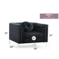 thumbnail image 2 of Glory Furniture Pompano Velvet Chair in Black, 2 of 8