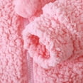thumbnail image 6 of Hicidod Baby Fleece Jackets Soft Winter Warm Fleece Hoodies Coats Cute Solid Color Zipper Long Sleeve Outwear Clearance, 6 of 7