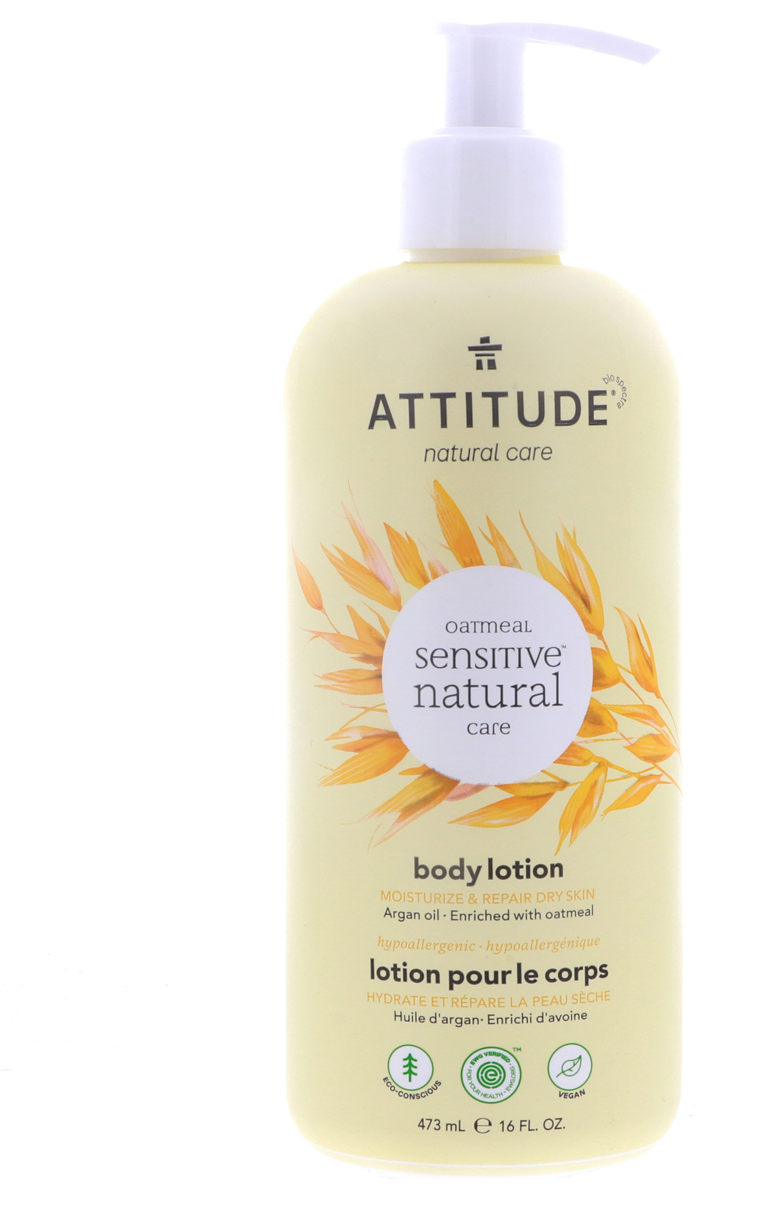 Attitude Baby Leaves Body Lotion, Argan Oil, 16 oz