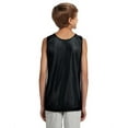 thumbnail image 2 of Youth Reversible Mesh Tank - BLACK/ WHITE - S, 2 of 3
