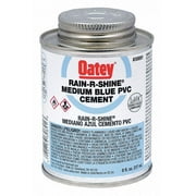 Oatey Rain-R-Shine 8 Oz. Medium Bodied Blue PVC Cement 30891