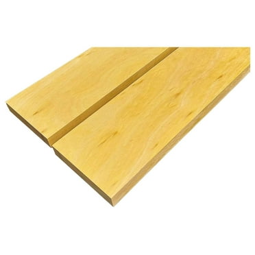 Yellowheart Lumber Boards 3/4" x 4" (2pcs) (3/4" x 4" x 18")