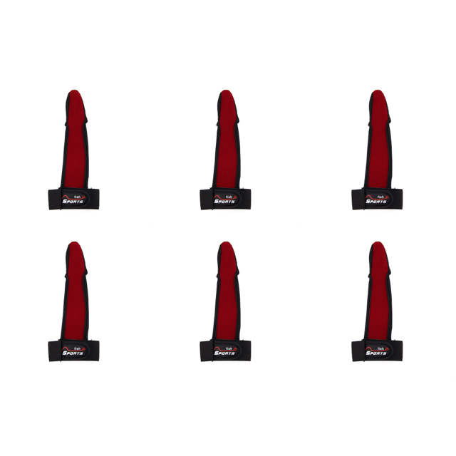 Casting One Finger Guante Protector Puesto Herramienta Pesca Carpa Antideslizante () Rojo