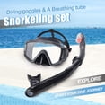 thumbnail image 4 of Set de Snorkel EXP VISION Pano 3 Ventanas para Adulto Gris Oscuro, 4 of 8