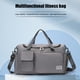 thumbnail image 5 of Bolsa De Gimnasio Deportiva Bolso de gimnasio para deportes al aire libre Bolso de hombro de viaje de fitness de gran capacidad (PGrey), 5 of 6