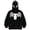 Black White, variant on Ghost Spider Costume Spider Costume Adult Zip Hoodie Chenille Embroidered Streetwear Jacket Casual Unisex Fit Long Sleeve Casual Top for Events Fashion Hoodie