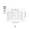 thumbnail image 4 of Toolix Lowprice! Wall Acrylic Weekly Planner Board Clear Dry Erases Calendar Planner Reusable Weekly Daily To Do List Board, 4 of 8