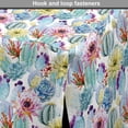 thumbnail image 4 of Cactus Dog Crate Cover, Botanic Detailed Pattern with Desert Sand Flowers in Wild Nature Art Style Print, Easy to Use Pet Kennel Cover for Medium Large Dogs, 35" x 23" x 27", Multicolor, by Ambesonne, 4 of 6