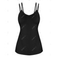 thumbnail image 3 of Talla grande de encaje ver a través de la blusa con el juego de cami superior Rosegal  Blusas Tallas Grandes, 3 of 5