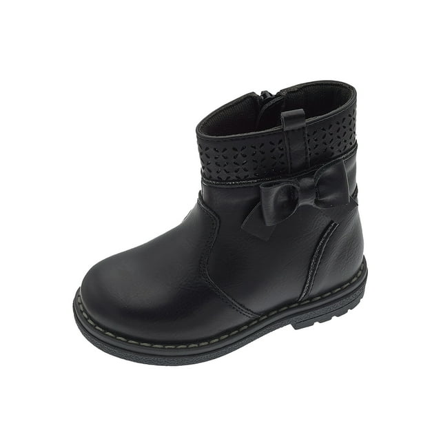 Chicco Botas Ankle Colonia con Moño Negras