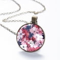 thumbnail image 6 of Flower Necklace Personalized Custom Photo Round Pendant Adjustable Stainless Steel Necklaces with Gift Box for Men Women Mothers Valentine's Jewelry Gift, 6 of 6