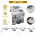 thumbnail image 5 of Blue Pumpkin Table Runner, Autumn Thanksgiving Kitchen Dining Table Decoration for Home Party Decor 13x90 Inches, 5 of 9