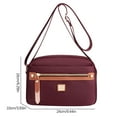 thumbnail image 3 of NSESSHome Nylon Crossbody Bag, Lightweight Crossbody Bag With Multiple Pockets And One Shoulder Nylon Fabric For Women, 3 of 3