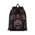 thumbnail image 3 of Balery Spider with Skull Vintage Canvas Backpack for Men and Women - Large Capacity, Durable Travel Laptop Bag for School, Work, Hiking, and Outdoor Activities, 3 of 7