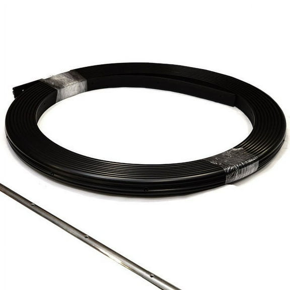 Taco Metals Boat Rub Rail V21-9959 | Black With Inserts 1 9/16 x 48 Ft