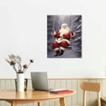 thumbnail image 2 of Nawypu Christmas Canvas Wall Art, Vintage Winter Room Aesthetics Decor Santa Claus Posters, Xmas Gifts Home Decor Print, Rustic Farmhouse Snowflake Wall Decor for Bedroom Living Room, 2 of 4