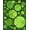 Green,  Pattern 7, variant on ODIKA 6'x9' Machine Washable Non-Slip Area Rug, Colorful Mermaid Dreamscape Design High Traffic Rug, Blue, 30594