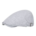 thumbnail image 2 of Sales Today Under $5 Grey Berets for Women GIJNRIUIUA Cotton Hat Sun Adjustable Newsboy Fashion Men Hasp Hat Flat Cap Baseball Caps Trucker Hats, 2 of 5