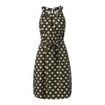 thumbnail image 3 of SMihono Robe d'Été pour Femmes Grande Taille Mode à Pois Sans Manches Épaules Dénudées Décontractée Ample, 3 of 4
