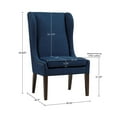 thumbnail image 2 of Gracie Mills Nataly Traditional Upholstered High Wing back Dining Chair - GRACE-3396, 2 of 2