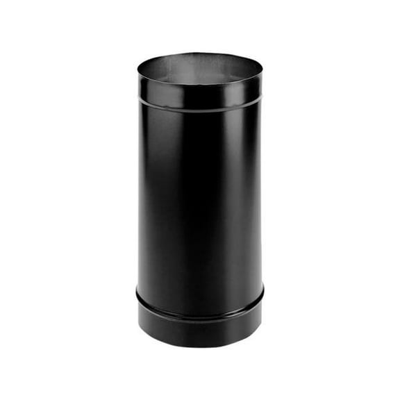 Duravent A6DBK-48 6 x 48 in. Durab lack Stove Pipe - 1648