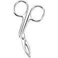 thumbnail image 1 of Professional Scissors Shaped Eyebrow Tweezers Nose Hair Clip Tweezer Tool Flat Tip Tweezers Precise Plucking Rustproof Face Hair Removal, Argent, 1 of 5