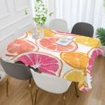 thumbnail image 2 of Yayeee Tablecloths 54" x 54" Rectangle Wrinkle Resistant Party Table Cover, Orange Grapefruit Slices, 2 of 8