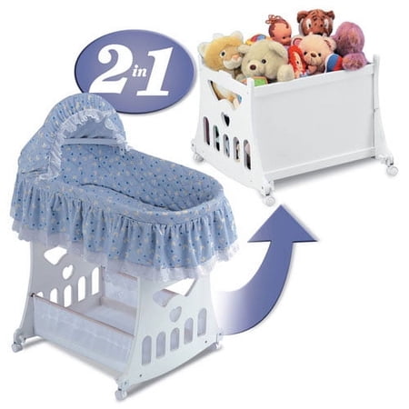 2-in-1 Convertible Bassinet, Moon & Stars
