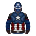thumbnail image 5 of Sudadera con capucha de superhéroe Spiderman de Los Vengadores para niños, sudadera con cremallera 3D de Miles Morales, chaqueta de Iron Man, disfraz de Cosplay de Anime para niños y niñas, 5 of 5