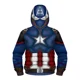 thumbnail image 5 of Sudadera con capucha de superhéroe Spiderman de Los Vengadores para niños, sudadera con cremallera 3D de Miles Morales, chaqueta de Iron Man, disfraz de Cosplay de Anime para niños y niñas, 5 of 5