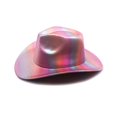 thumbnail image 5 of OJSFQUFP Western Hat Glitter Cowboy Hat for Women Men Party Hat Carnival Fancy Dress Retro Glitter Hat Soft Fabric Lightweight Foldable Elegant Cowboy Hat Costume Accessory, 5 of 7