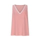 thumbnail image 4 of Vestidos Casuales Para Mujer, Blusas De Mujer De Moda Camisa de verano para mujer, moderna, con cuello en V, lisa, sin mangas, informal, de imitación de lino y solapa., 4 of 6