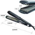 thumbnail image 2 of Rizador de pelo profesional y ondulador cerámico con temperatura ajustable para volumen y textura., 2 of 5