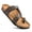 Brown, variant on Seraph Comfortable Cork Footbed Womens Slide Sandals
